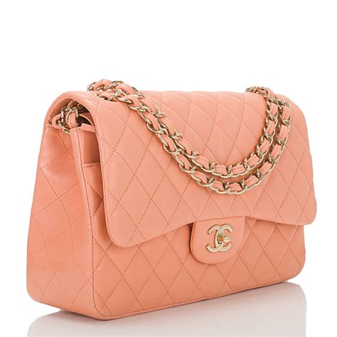 peach Chanel bag